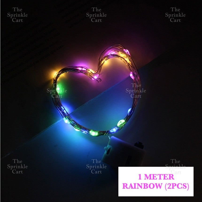 Metallic Flower Heart Balloon with OPP Wrapper and Ribbon Set TSC