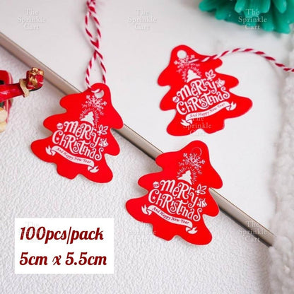 Christmas Sticker and Gift Tag DIY Food Box Sealing Label Packaging TSC