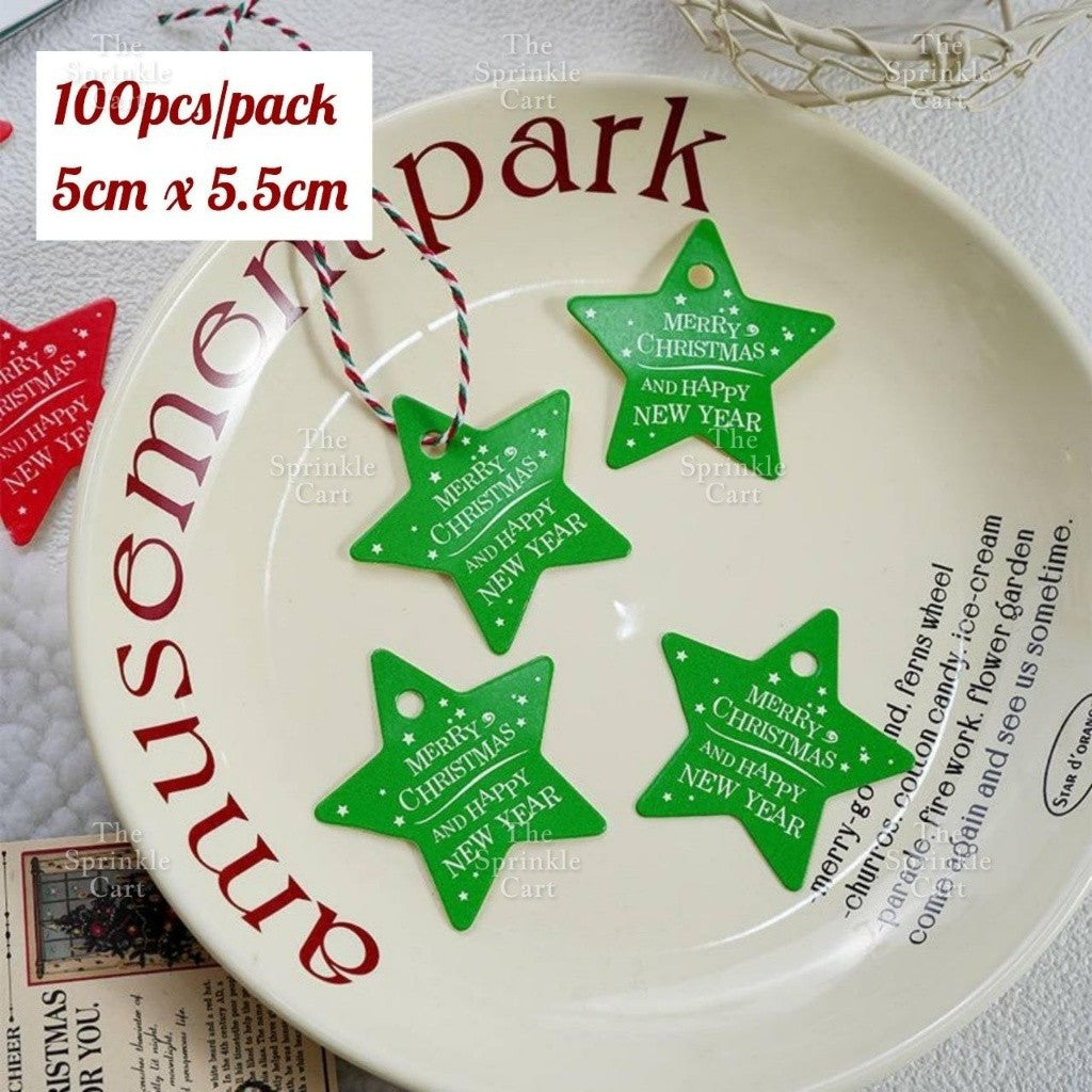 Christmas Sticker and Gift Tag DIY Food Box Sealing Label Packaging TSC