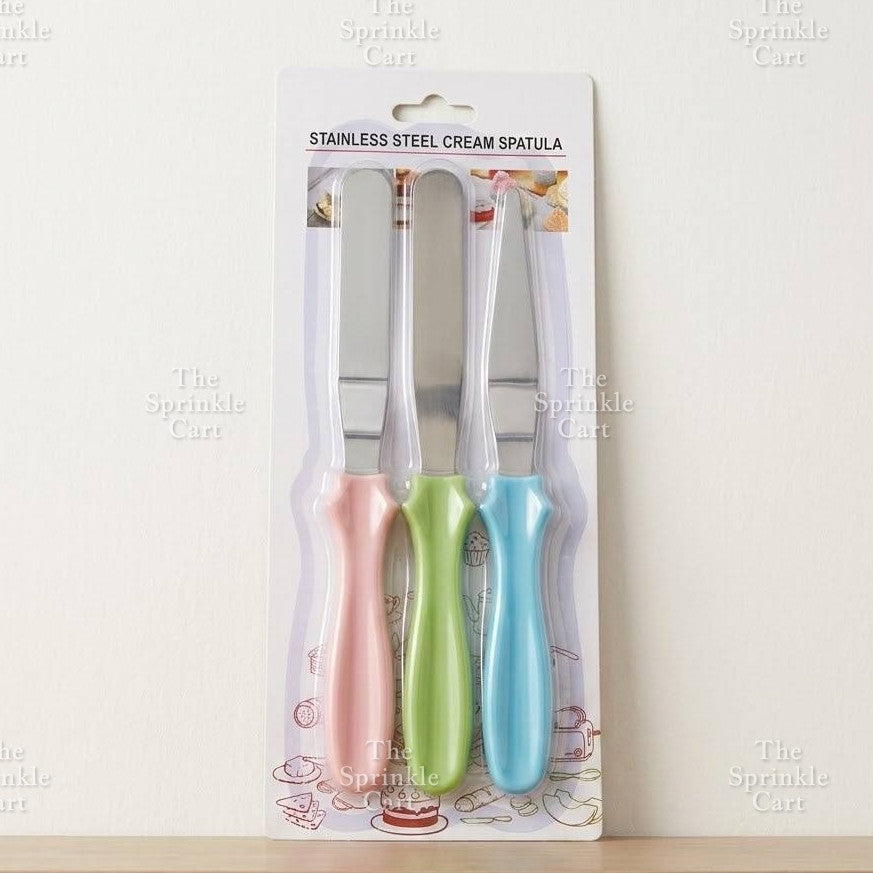 Offset Spatula Set Straight Angled Palette Knife for Baking and Cake Slicing Tool TSC