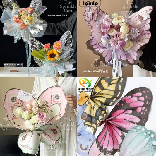 Crystal Fairy Butterfly Bouquet Wrapper TSC