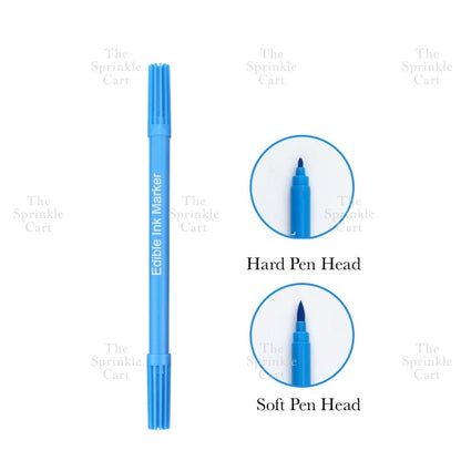 Edible Pigment Dual Tip Writing Pen and Metallic Edible Brush Cake Macaron Decoration TSC