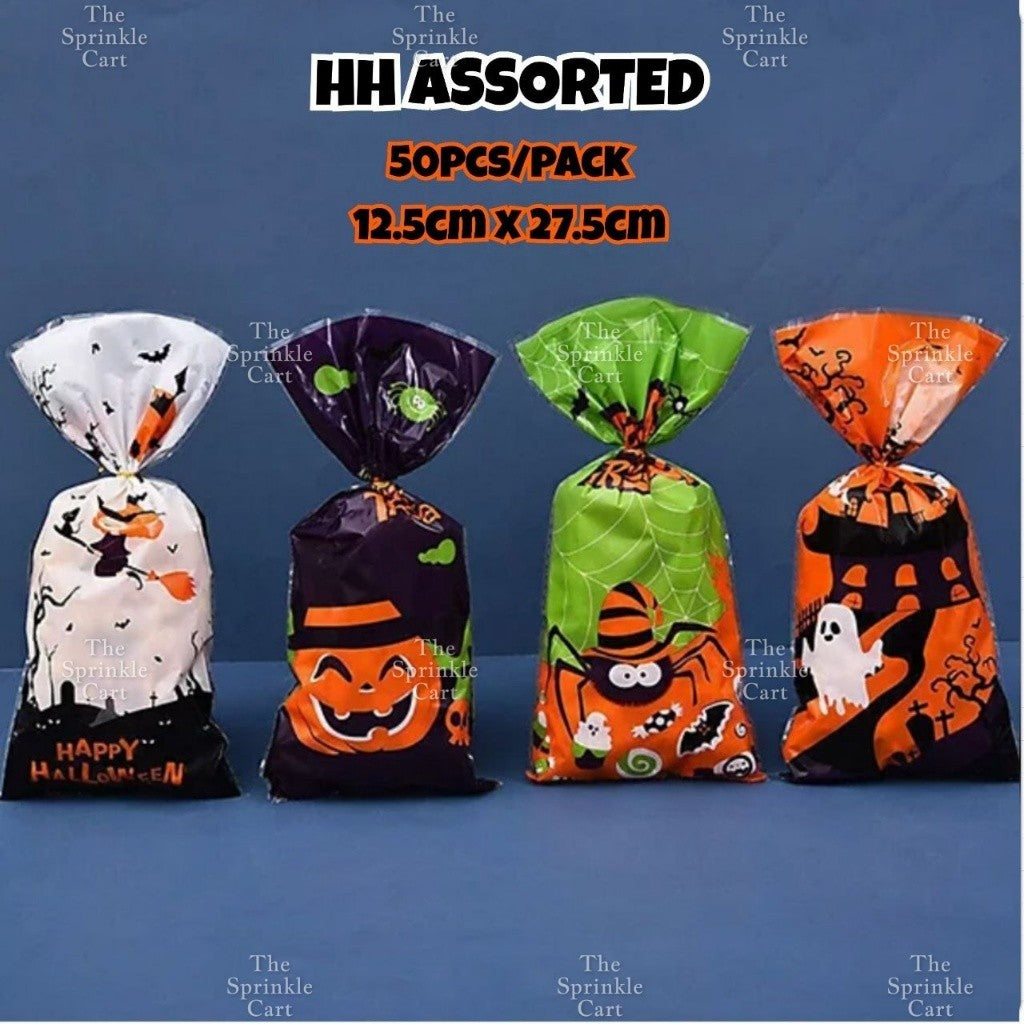 50pcs Christmas Halloween Candy Gift Loot Bag Packaging TSC
