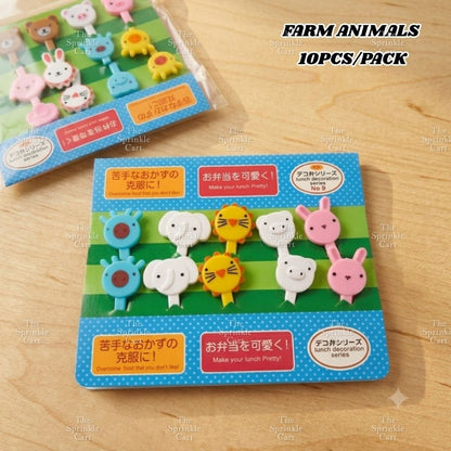 Disposable Bento Picks Utensil with Cute Design TSC