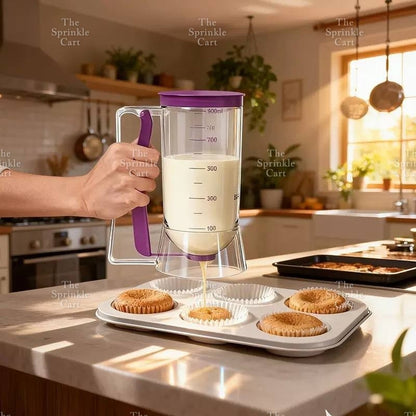 Handheld Cake and Pastry Batter Measuring Cup and Dispenser TSC