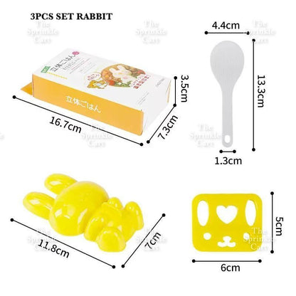 Creative Food Press Rice Sushi Musubi Molder Sausage Cutter for Bento Packed Lunch TSC