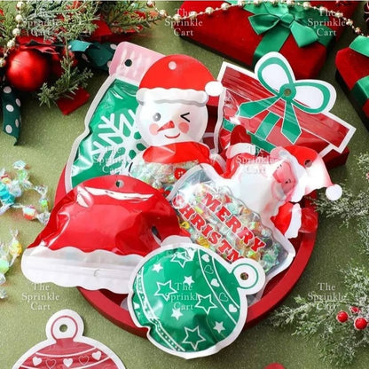 Christmas Theme Resealable OPP and Loot Bag Goodies Packaging TSC