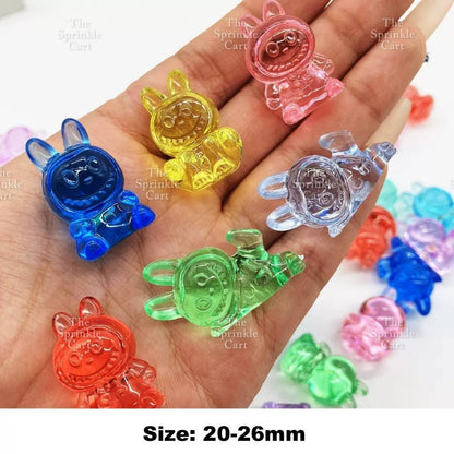 Translucent Crystal Resin Charms Toppers for DIY Cake Decoration Arts and Crafts TSC