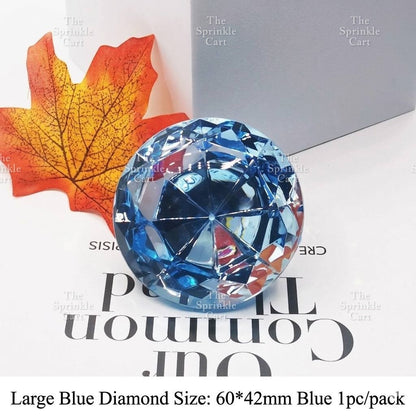 Translucent Crystal Resin Charms Toppers for DIY Cake Decoration Arts and Crafts TSC