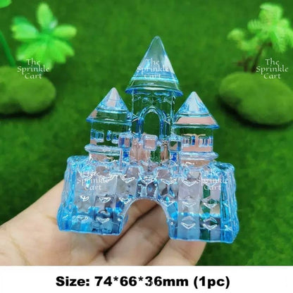 Castle Prince Princess Cake Paper and Acrylic Topper TSC