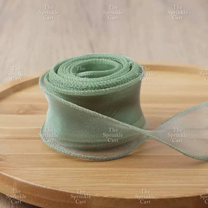 Fishtail Ribbon Wave Net Yarn Mermaid Tail for DIY Flower Bouquet TSC
