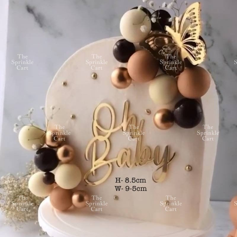 Acrylic Happy Birthday Happy Anniv & Baby Shower Cake Topper Birthday Wedding Party Decoration TSC