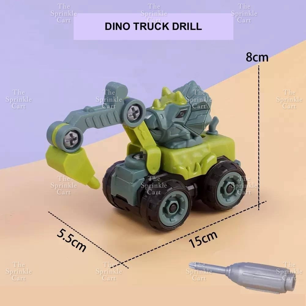 Engineering Construction Truck Tractors and Street Signages Toy Cake Topper for Boy Birthday Vehicles TSC