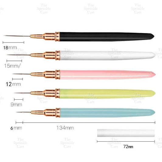 Fine Tip Brush for Drawing Painting Sculpting Cake Nail Art Tool TSC