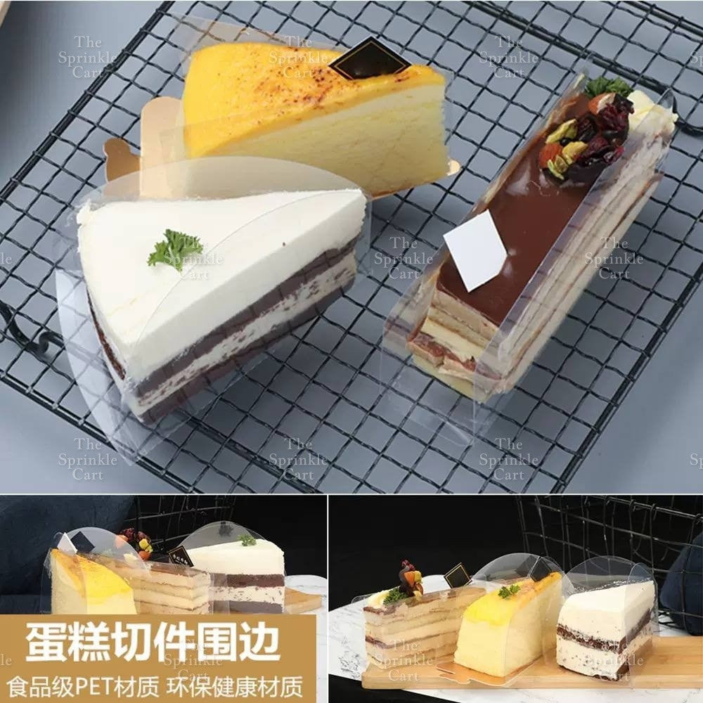 Swiss Roll Greaseproof Divider Liner and Cello Acetate Mousse Cake Border TSC