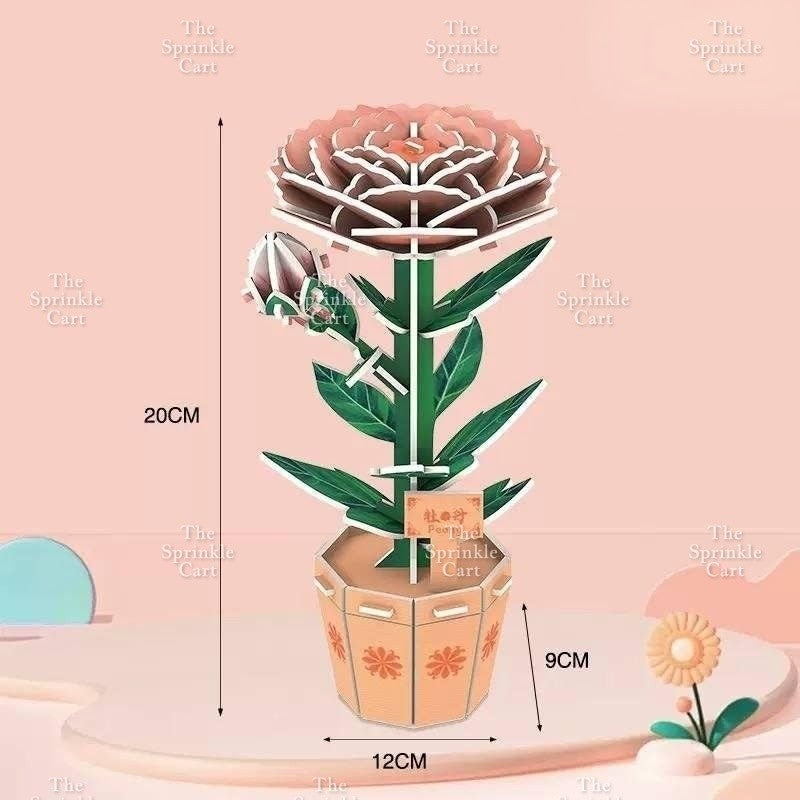 3D Building Blocks and Cardboard Puzzle Toy Assembly for Fun Pastime and DIY Decoration TSC