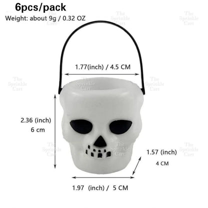 Trick or Treat Goodie Candy Bag and Bucket for Adult Children Halloween Party TSC