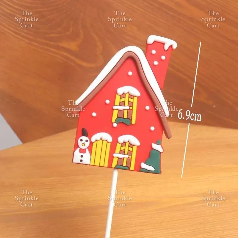 Christmas Cake Topper Polymer Ornament Decoration TSC