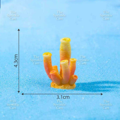 Mermaid Theme Toy Topper Silicone Molder Stencil for Cake Decoration TSC