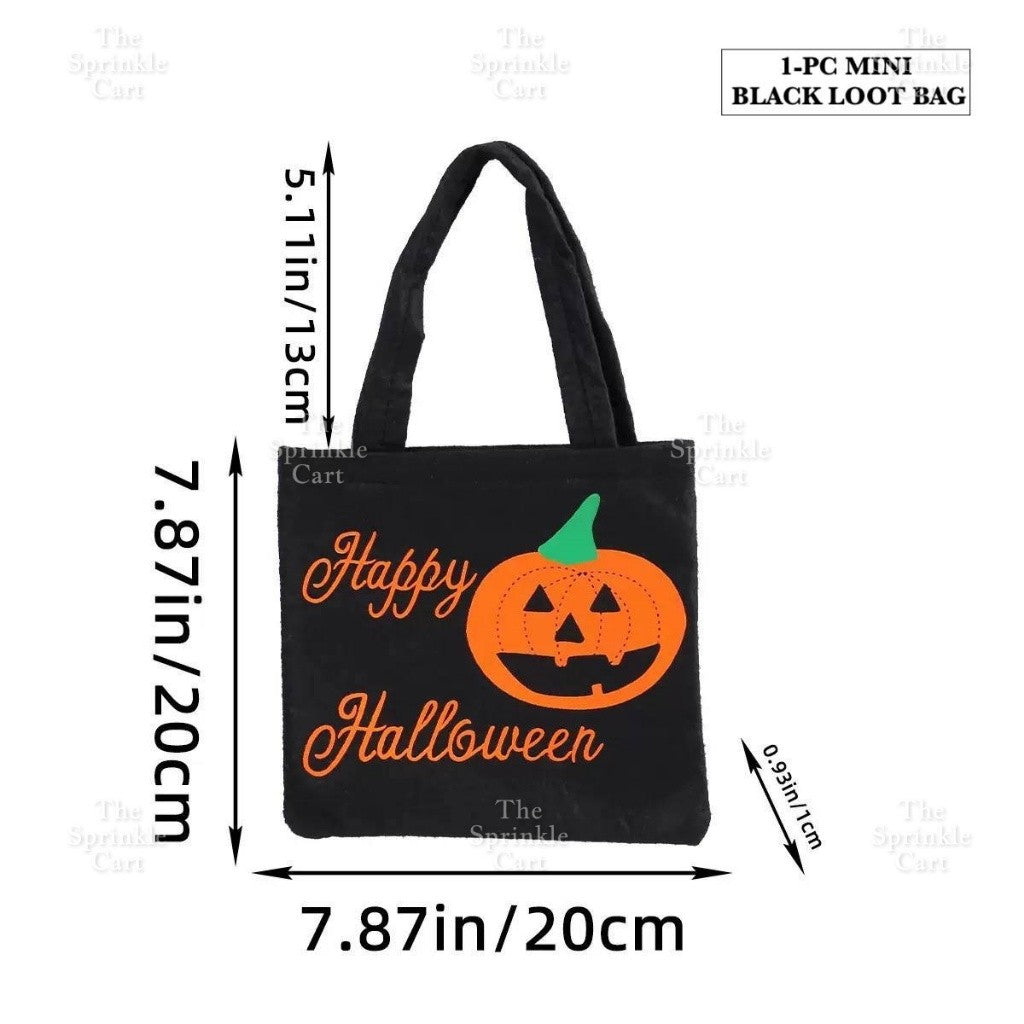 Halloween Theme Sprinkles Loot Bag and Topper Decoration TSC