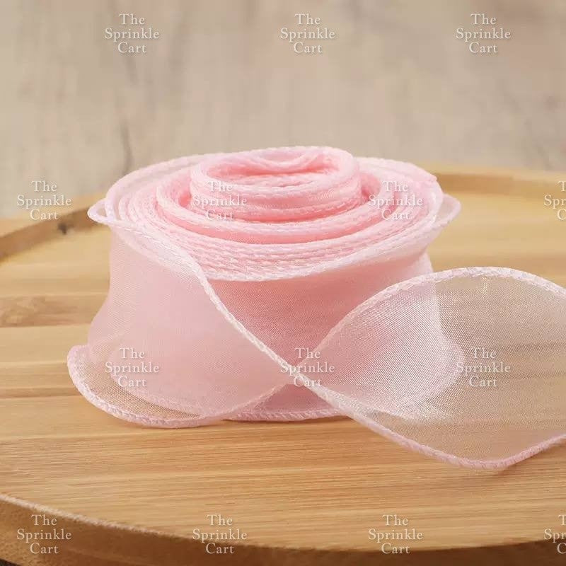 Fishtail Ribbon Wave Net Yarn Mermaid Tail for DIY Flower Bouquet TSC