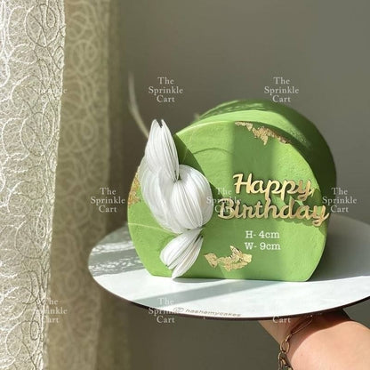 Acrylic Happy Birthday Happy Anniv & Baby Shower Cake Topper Birthday Wedding Party Decoration TSC