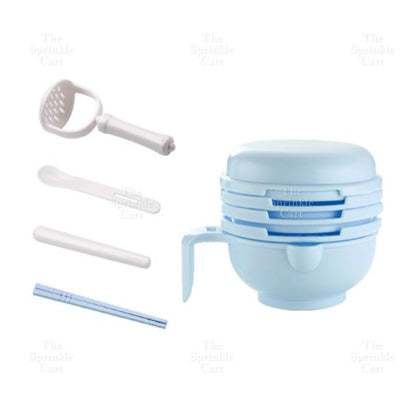 Manual Grinding Bowl Set Fruit Grinder for Children Fruit Juice Tools Supply TSC