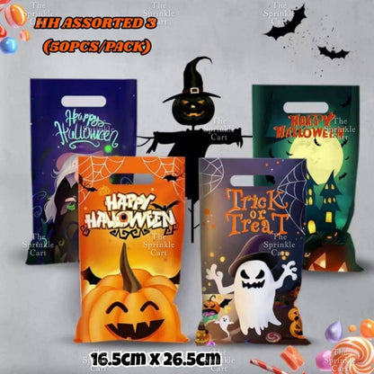 50pcs Christmas Halloween Candy Gift Loot Bag Packaging TSC