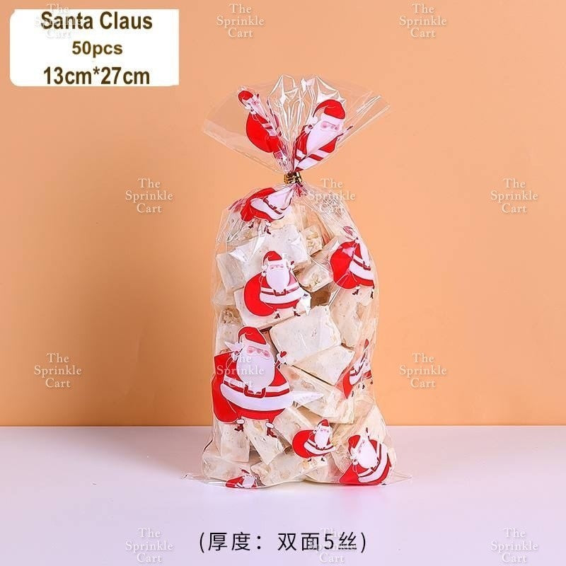 50pcs Christmas Halloween Candy Gift Loot Bag Packaging TSC
