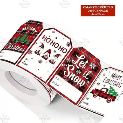Decorative Sticker Roll for DIY and Occasion Label TSC