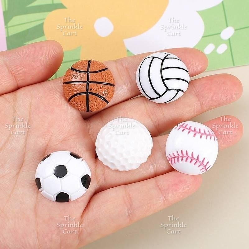 Basketball and Sports Ball Theme Cake Topper for Cake DecorationTSC