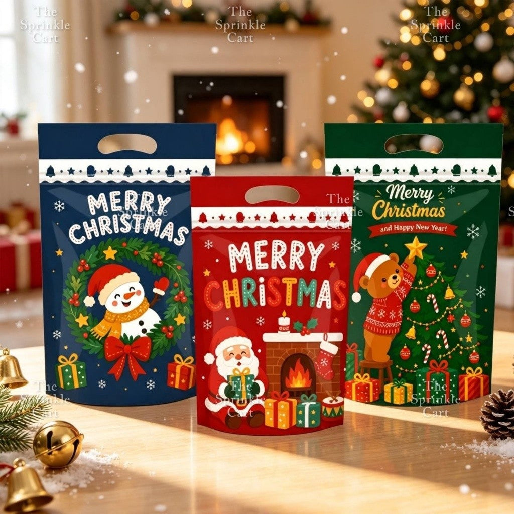 50pcs Christmas Halloween Candy Gift Loot Bag Packaging TSC