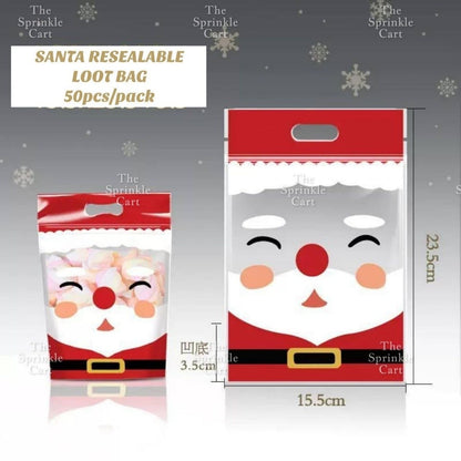 50pcs Christmas Halloween Candy Gift Loot Bag Packaging TSC