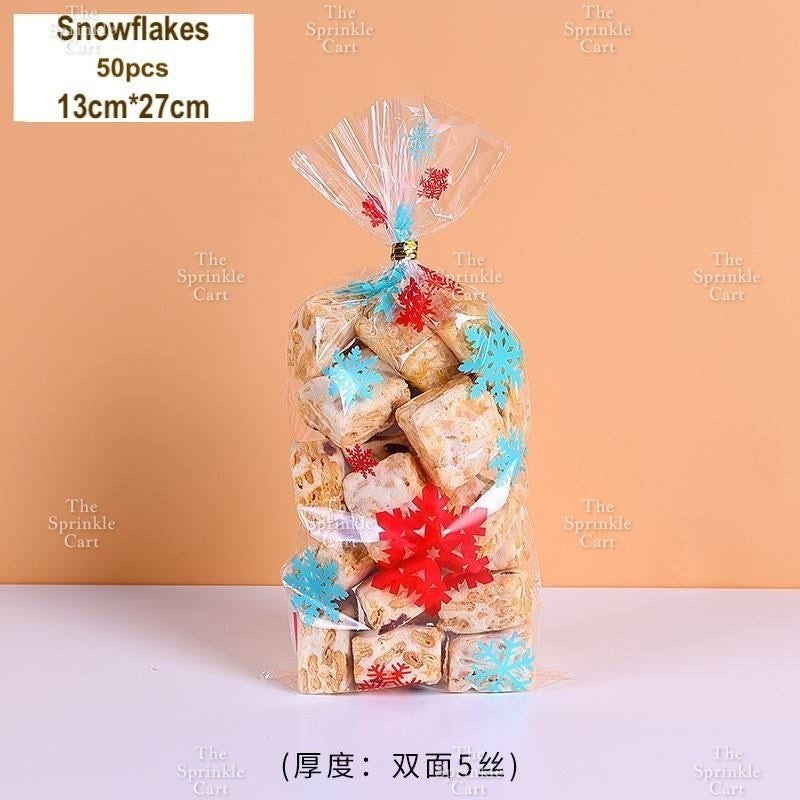 50pcs Christmas Halloween Candy Gift Loot Bag Packaging TSC