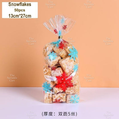 50pcs Christmas Halloween Candy Gift Loot Bag Packaging TSC