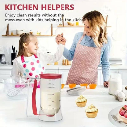 Handheld Cake and Pastry Batter Measuring Cup and Dispenser TSC