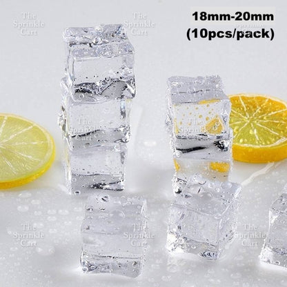 Translucent Crystal Resin Charms Toppers for DIY Cake Decoration Arts and Crafts TSC