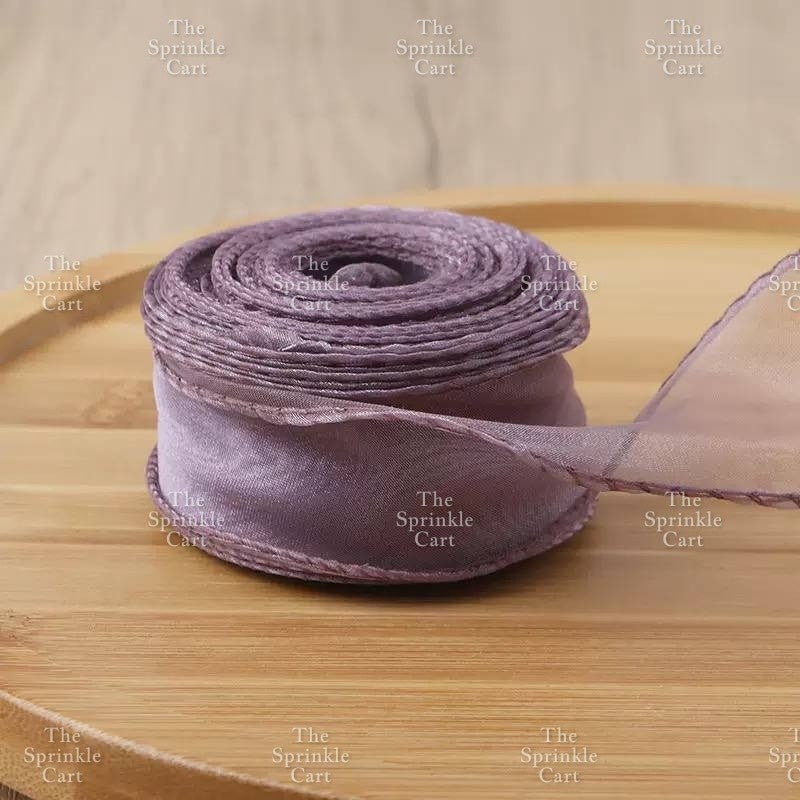 Fishtail Ribbon Wave Net Yarn Mermaid Tail for DIY Flower Bouquet TSC