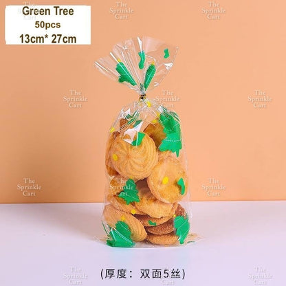 50pcs Christmas Halloween Candy Gift Loot Bag Packaging TSC