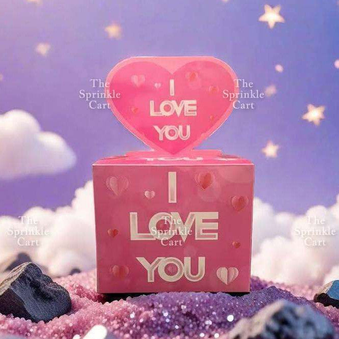 Surprise Money Pulling Box with Plastic for Cake and DIY Gift Birthday Christmas and Other Occasions TSC