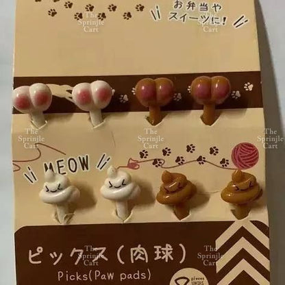 Disposable Bento Picks Utensil with Cute Design TSC