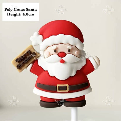 Christmas Cake Topper Polymer Ornament Decoration TSC