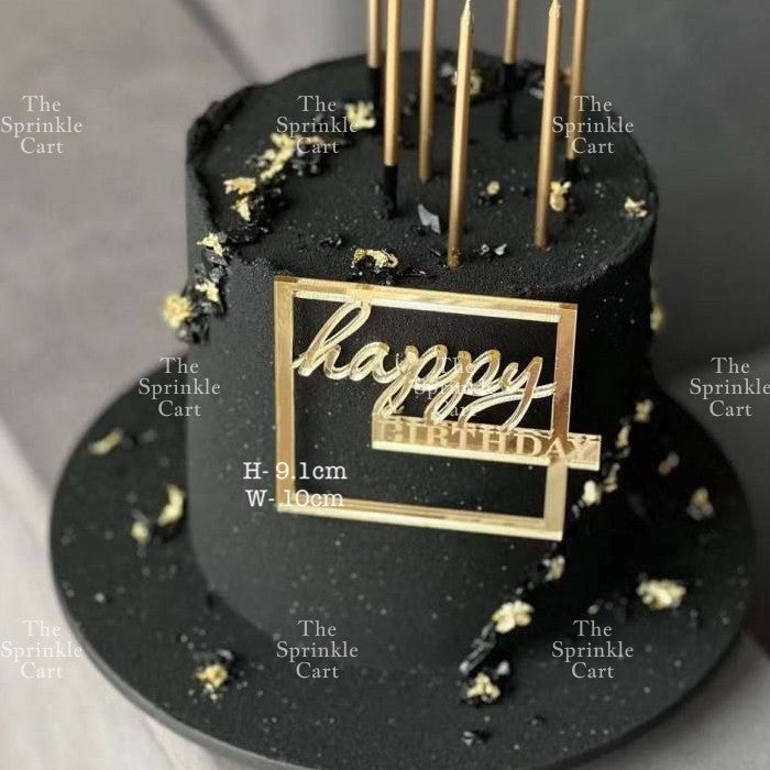 Acrylic Happy Birthday Happy Anniv & Baby Shower Cake Topper Birthday Wedding Party Decoration TSC