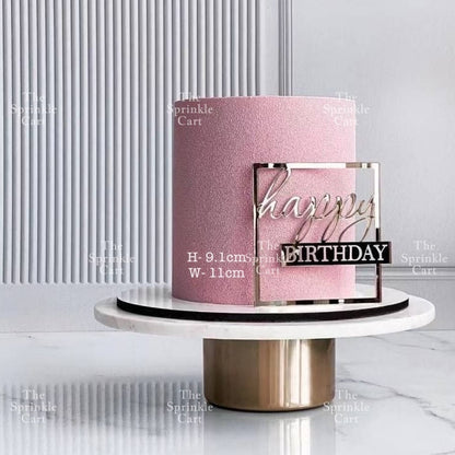 Acrylic Happy Birthday Happy Anniv & Baby Shower Cake Topper Birthday Wedding Party Decoration TSC