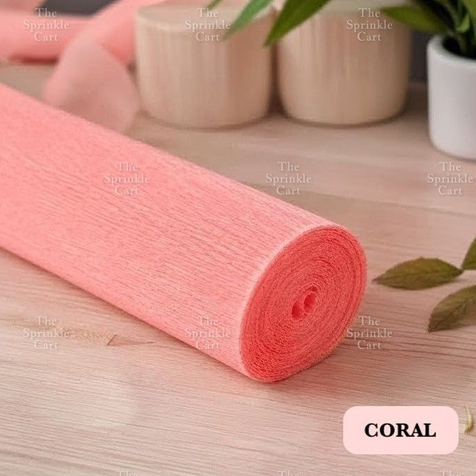 Premium Crepe Paper Rolls Decor DIY Flower Gift Wrapping Wedding Decoration Flower Arts Craft TSC