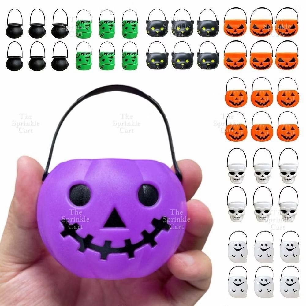Trick or Treat Goodie Candy Bag and Bucket for Adult Children Halloween Party TSC