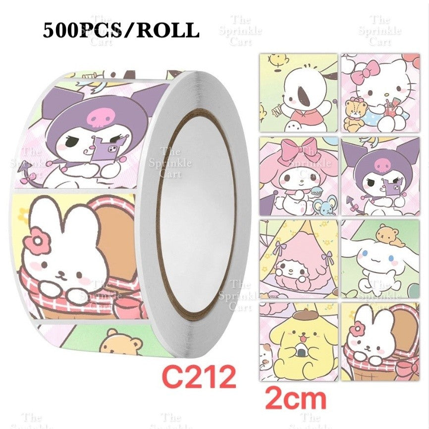 Decorative Sticker Roll for DIY and Occasion Label TSC