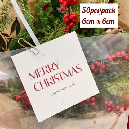 Christmas Sticker and Gift Tag DIY Food Box Sealing Label Packaging TSC