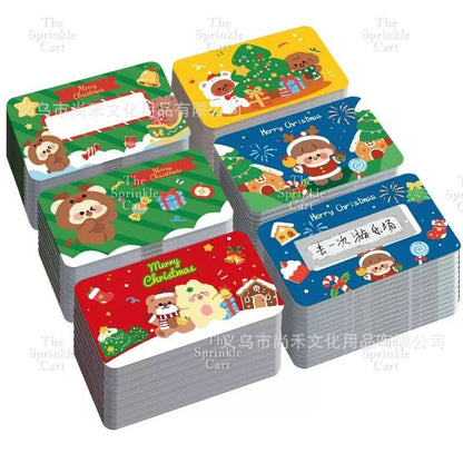 Christmas Scratch Card DIY Children Handwritten Surprise Gift Award TSC