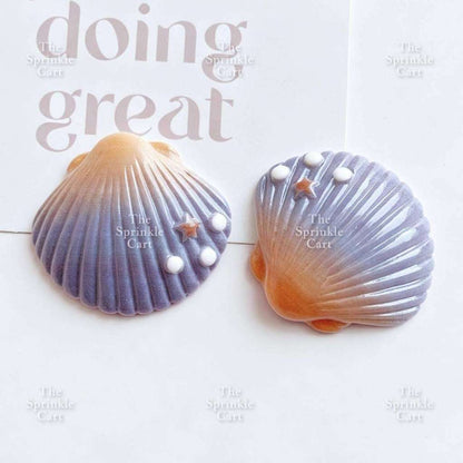 Mermaid Theme Toy Topper Silicone Molder Stencil for Cake Decoration TSC